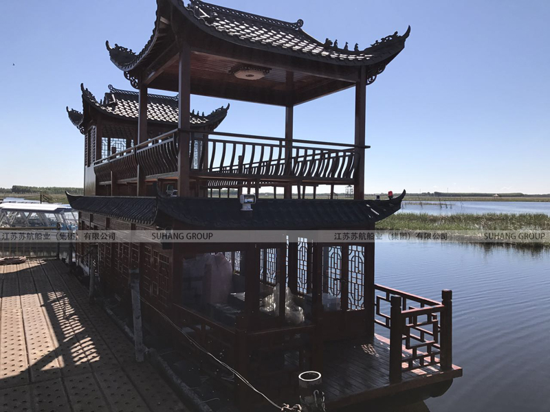 14米水上餐廳船（餐飲船廠(chǎng)家定制）